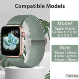 Darrahopens Electronics > Mobile Accessories > Phone Cases & Screen Protectors 5-pack Nylon Stretch Band Compatible with Apple Watch 42mm 44mm 45mm Women Men, Fabric Elastic Bracelet Solo Loop Band for iWat—max