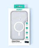 Darrahopens Electronics > Mobile Accessories > Phone Cases & Screen Protectors Aukey Clearview Magsafe iPhone 15 Pro Phone case - Transparent (TM10C)