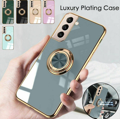 Darrahopens Electronics > Mobile Accessories > Phone Cases & Screen Protectors Black Shockproof Ring Holder Case Cover for Samsung S22 Ultra Plus Note 20 - Samsung Galaxy A13