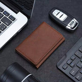 Darrahopens Electronics > Mobile Accessories > Phone Cases & Screen Protectors Brown 3-in-1 Magnetic Wallet for MagSafe - Slim PU Leather Card Holder with Kickstand
