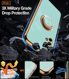 Darrahopens Electronics > Mobile Accessories > Phone Cases & Screen Protectors Case for Samsung Galaxy A32 5G (Green), Samsung A32 5G Case Shockproof, Plating 360 Degree Protection Magnetic Case Car Holder Case_yux