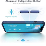 Darrahopens Electronics > Mobile Accessories > Phone Cases & Screen Protectors Compatible with iPhone 13 - MagSafe Shockproof Silicone Case Matte Blue