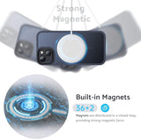 Darrahopens Electronics > Mobile Accessories > Phone Cases & Screen Protectors Compatible with iPhone 13 - MagSafe Shockproof Silicone Case Matte Blue