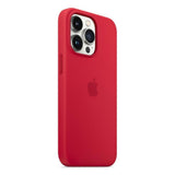 Darrahopens Electronics > Mobile Accessories > Phone Cases & Screen Protectors Compatible with iPhone 14 Pro Case Compatible with MagSafe Liquid Silicone Phone Case [Induction Popover]- Perfect Red_MGF Red