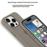 Darrahopens Electronics > Mobile Accessories > Phone Cases & Screen Protectors Compatible with iPhone 15 Pro Case MagSafe Liquid Silicone Back [Induction Popover] - Perfect Baby Blue_MGF Baby Blue