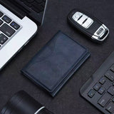 Darrahopens Electronics > Mobile Accessories > Phone Cases & Screen Protectors Dark Blue 3-in-1 Magnetic Wallet for MagSafe - Slim PU Leather Card Holder with Kickstand