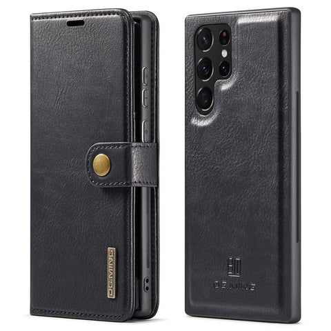 Darrahopens Electronics > Mobile Accessories > Phone Cases & Screen Protectors DG.MING 2-in-1 Magnetic Wallet Samsung Galaxy S22 Ultra Black_max