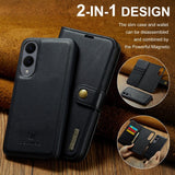 Darrahopens Electronics > Mobile Accessories > Phone Cases & Screen Protectors DG.MING 2-in-1 Magnetic Wallet Samsung Galaxy S25 Edge Black_max