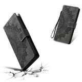 Darrahopens Electronics > Mobile Accessories > Phone Cases & Screen Protectors For iPhone 14 Pro Case Embossed Totem Skin Feel Wallet Leather Phone Case_yux