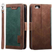 Darrahopens Electronics > Mobile Accessories > Phone Cases & Screen Protectors For iPhone 16e Case RFID Blocking Wallet Stand Leather Phone Case Multicolor Green Multicolor Green
