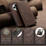 Darrahopens Electronics > Mobile Accessories > Phone Cases & Screen Protectors For Xiaomi Redmi 14C 4G Case CASEME 013 Series Card Holder Stand Leather Phone Case Multicolor Multicolor Multicolor Style A