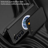 Darrahopens Electronics > Mobile Accessories > Phone Cases & Screen Protectors GKK Integrated Magnetic Foldable Card Slot Phone Case For Samsung Galaxy Z Fold7 5G Grey Grey