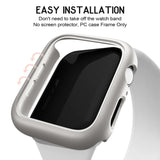 Darrahopens Electronics > Mobile Accessories > Phone Cases & Screen Protectors Hard PC Case for Apple Watch 45mm 41mm 38mm 42mm 40mm 44mm Compatible with iWatch SE Series 9 8 7 6 5 4 3 2 1 Matte Bumper Frame 3pcs