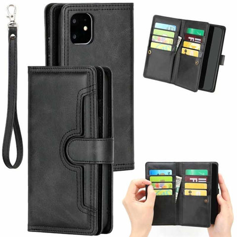 Darrahopens Electronics > Mobile Accessories > Phone Cases & Screen Protectors iPhone 11 Wallet Case Compatible with Rose Gold 10 Grid V3 150