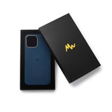 Darrahopens Electronics > Mobile Accessories > Phone Cases & Screen Protectors iPhone 12 MagSafe Leather Case Compatible with iPhone 12 Pro Marie Wolt Blue Phone Cover