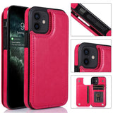 Darrahopens Electronics > Mobile Accessories > Phone Cases & Screen Protectors iPhone 12 - Practical and stylish case with card holder Rose gold