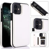 Darrahopens Electronics > Mobile Accessories > Phone Cases & Screen Protectors iPhone 12 - Practical and stylish case with card holder Rose gold