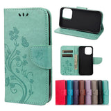 Darrahopens Electronics > Mobile Accessories > Phone Cases & Screen Protectors iPhone 13 Case with Butterfly Floral Design - Green