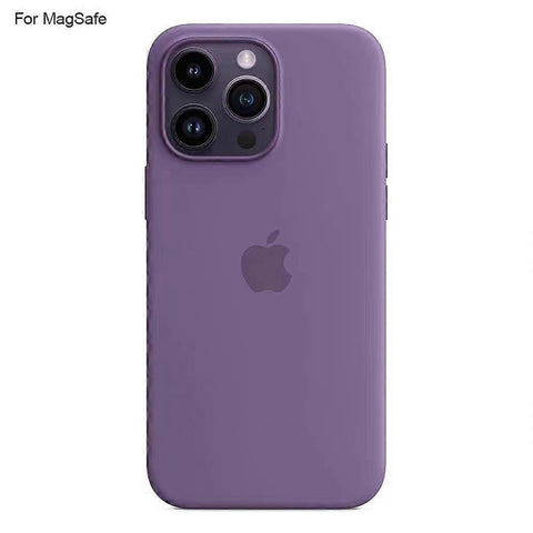 Darrahopens Electronics > Mobile Accessories > Phone Cases & Screen Protectors iPhone 14 Pro Case, MagSafe Compatible Liquid Silicone Phone Case with Induction Popover, Perfect Purple