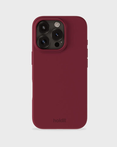 Darrahopens Electronics > Mobile Accessories > Phone Cases & Screen Protectors iPhone 16 Pro Max Silicone Mobile Case Red Velvet Max Compatible with holdit