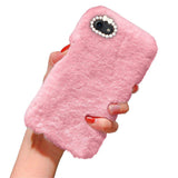 Darrahopens Electronics > Mobile Accessories > Phone Cases & Screen Protectors iPhone 7/8 Plus - Case/Mobile Case - Fluffy Fur Pink
