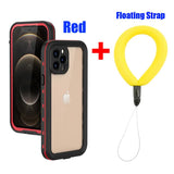 Darrahopens Electronics > Mobile Accessories > Phone Cases & Screen Protectors iPhone Waterproof Case for iPhone 15 14 13 12 11 Pro Max XS Max XR 7 8 IP68 Diving Underwater Swimming Outdoor Sports Transparent Protection with Strap