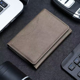 Darrahopens Electronics > Mobile Accessories > Phone Cases & Screen Protectors Khaki 3-in-1 Magnetic Wallet for MagSafe - Slim PU Leather Card Holder with Kickstand