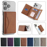 Darrahopens Electronics > Mobile Accessories > Phone Cases & Screen Protectors Khaki 3-in-1 Magnetic Wallet for MagSafe - Slim PU Leather Card Holder with Kickstand