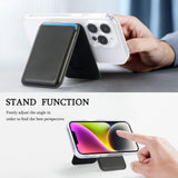 Darrahopens Electronics > Mobile Accessories > Phone Cases & Screen Protectors Light Purple Slim Magnetic Card Holder Wallet with Adjustable Kickstand - MagSafe Compatible