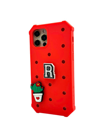 Darrahopens Electronics > Mobile Accessories > Phone Cases & Screen Protectors Lovefone Kids Silicone Case iPhone 13 Red