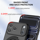 Darrahopens Electronics > Mobile Accessories > Phone Cases & Screen Protectors Magnetic Shockproof Phone Case with 360-Degree Rotating Ring Stand and Wireless Charging Support for iPhone 17 Pro – Slim Protective Cover Designed for Home Use, Office Work, Travel, Commuting and Everyday On-the-Go Lifestyle (Grey)