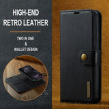Darrahopens Electronics > Mobile Accessories > Phone Cases & Screen Protectors Magnetic Wallet for Samsung Galaxy S25 Edge Black Case 2-in-1 with Card Holder