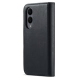 Darrahopens Electronics > Mobile Accessories > Phone Cases & Screen Protectors Magnetic Wallet for Samsung Galaxy S25 Edge Black Case 2-in-1 with Card Holder