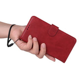 Darrahopens Electronics > Mobile Accessories > Phone Cases & Screen Protectors Samsung A55 5G PU Leather Wallet Case Compatible with Samsung, Red