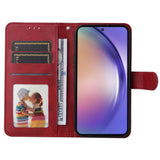 Darrahopens Electronics > Mobile Accessories > Phone Cases & Screen Protectors Samsung A55 5G PU Leather Wallet Case Compatible with Samsung, Red