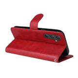 Darrahopens Electronics > Mobile Accessories > Phone Cases & Screen Protectors Samsung A55 5G PU Leather Wallet Case Compatible with Samsung, Red
