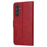 Darrahopens Electronics > Mobile Accessories > Phone Cases & Screen Protectors Samsung A55 5G PU Leather Wallet Case Compatible with Samsung, Red