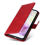 Darrahopens Electronics > Mobile Accessories > Phone Cases & Screen Protectors Samsung A56 5G Wallet Case Red PU Leather Compatible with Samsung