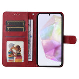 Darrahopens Electronics > Mobile Accessories > Phone Cases & Screen Protectors Samsung A56 5G Wallet Case Red PU Leather Compatible with Samsung