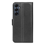 Darrahopens Electronics > Mobile Accessories > Phone Cases & Screen Protectors Samsung Galaxy A17 5G Litchi Texture Case with Horizontal Flip and Stand Black_max Black