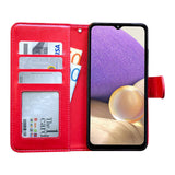 Darrahopens Electronics > Mobile Accessories > Phone Cases & Screen Protectors Samsung Galaxy A32 5G Leather Case Protection White Max White