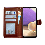 Darrahopens Electronics > Mobile Accessories > Phone Cases & Screen Protectors Samsung Galaxy A32 5G Leather Case Protection White Max White