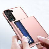 Darrahopens Electronics > Mobile Accessories > Phone Cases & Screen Protectors Samsung Galaxy S22 Case with Card Slot Rose Gold