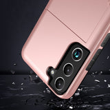 Darrahopens Electronics > Mobile Accessories > Phone Cases & Screen Protectors Samsung Galaxy S22 Case with Card Slot Rose Gold