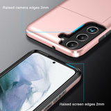 Darrahopens Electronics > Mobile Accessories > Phone Cases & Screen Protectors Samsung Galaxy S22 Case with Card Slot Rose Gold