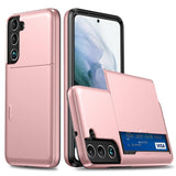 Darrahopens Electronics > Mobile Accessories > Phone Cases & Screen Protectors Samsung Galaxy S22 Case with Card Slot Rose Gold