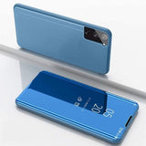 Darrahopens Electronics > Mobile Accessories > Phone Cases & Screen Protectors Samsung S21 FE Transparent Blue Full Body Protection Smart Case 360 Compatible with Samsung