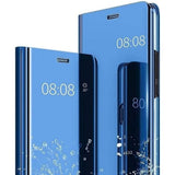 Darrahopens Electronics > Mobile Accessories > Phone Cases & Screen Protectors Samsung S21 FE Transparent Blue Full Body Protection Smart Case 360 Compatible with Samsung