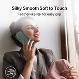 Darrahopens Electronics > Mobile Accessories > Phone Cases & Screen Protectors Samsung S23 Case Compatible with Samsung Green Matte Rubberized Camera Protection Liquid
