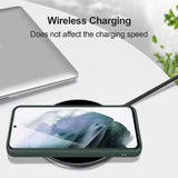 Darrahopens Electronics > Mobile Accessories > Phone Cases & Screen Protectors Samsung S23 Case Compatible with Samsung Green Matte Rubberized Camera Protection Liquid